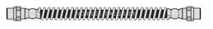 Flexible Freno Trasero Volkswagen Amarok 340 mm